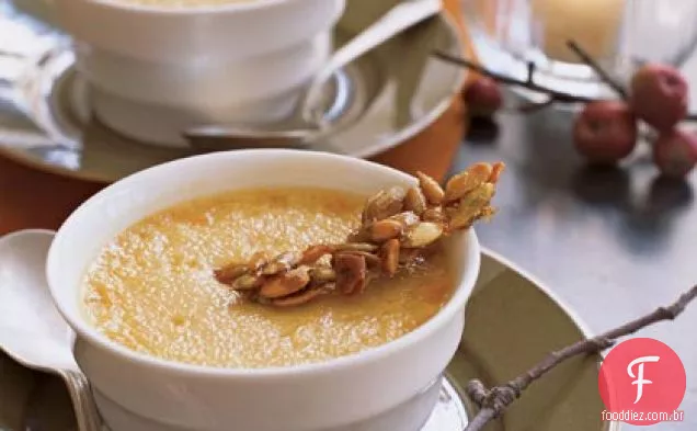 Abóbora Chai Pots de Crème