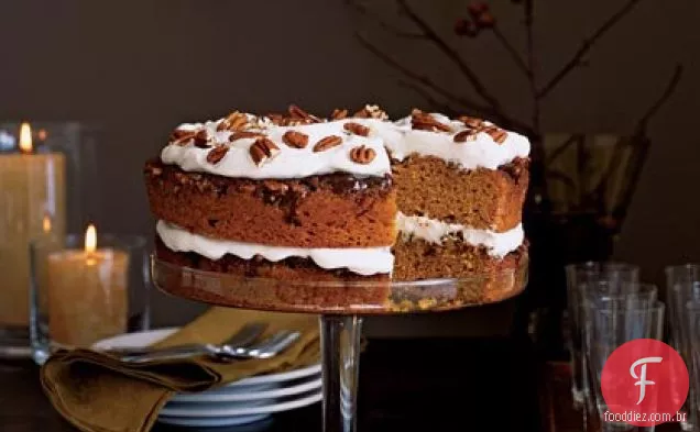 Praline Pumpkin Torte