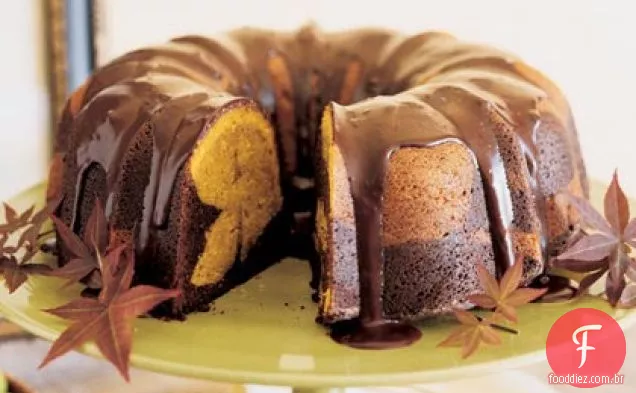 Bolo De Mármore Chocolate-Abóbora