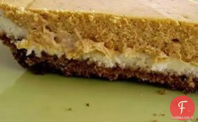 Cheesecake De Abóbora De Dupla Camada