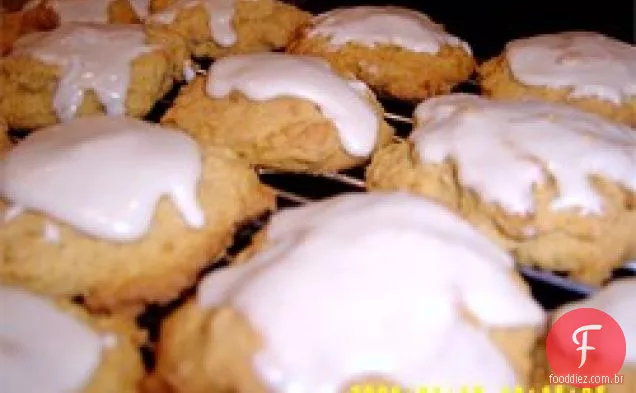 Biscoitos De Abóbora Com Cobertura De Penuche