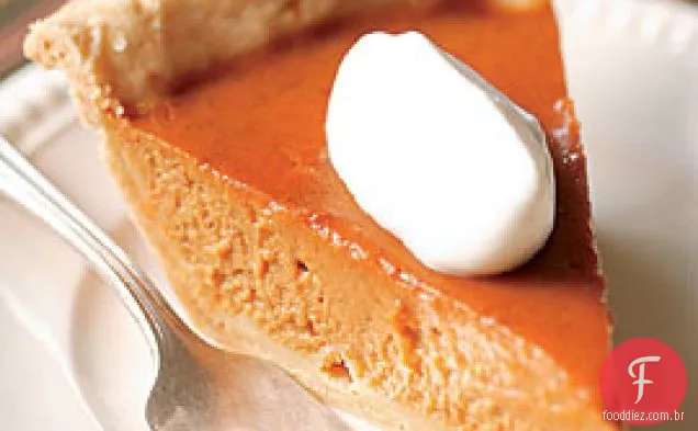 Torta De Abóbora Com Açúcar Mascavo E Creme De Leite