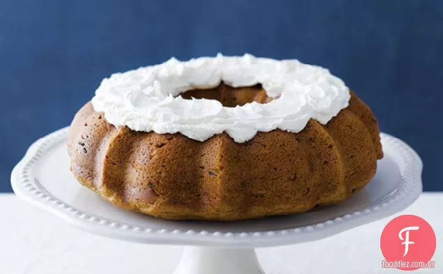 Bolo de abóbora picante com pedaços de Chocolate