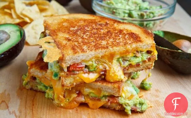 Bacon Guacamole Sanduíche De Queijo Grelhado