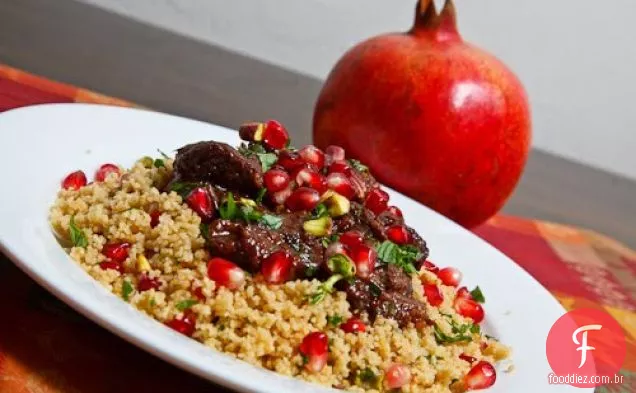 Romã e Tâmara Cordeiro Tagine