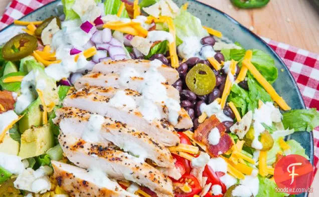 Salada De Frango Grelhado Do Sudoeste Jalapeno Popper