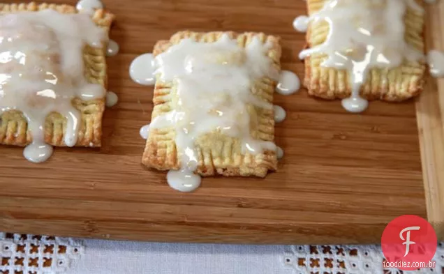 Torta De Abóbora Pop Tarts Com Esmalte De Bordo