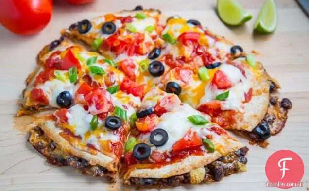 Taco Quesadilla Pizzas