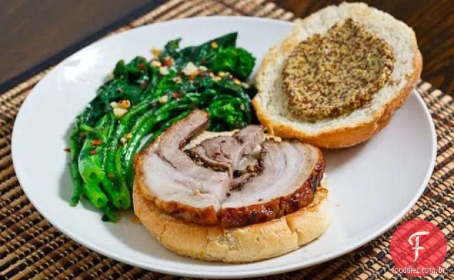 Sanduíches Porchetta