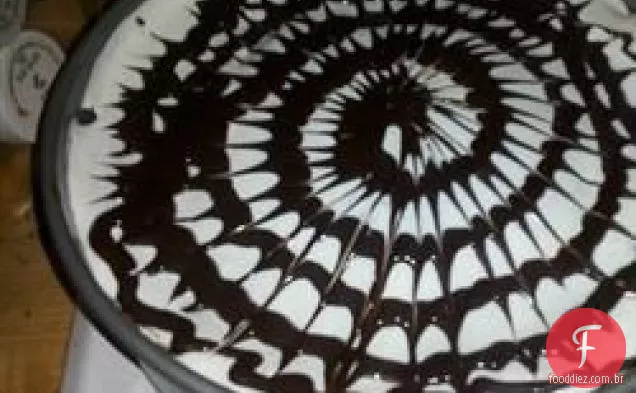 Cheesecake De Abóbora Spiderweb