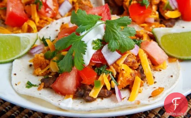 Chouriço Ovos Mexidos Café Da Manhã Tacos