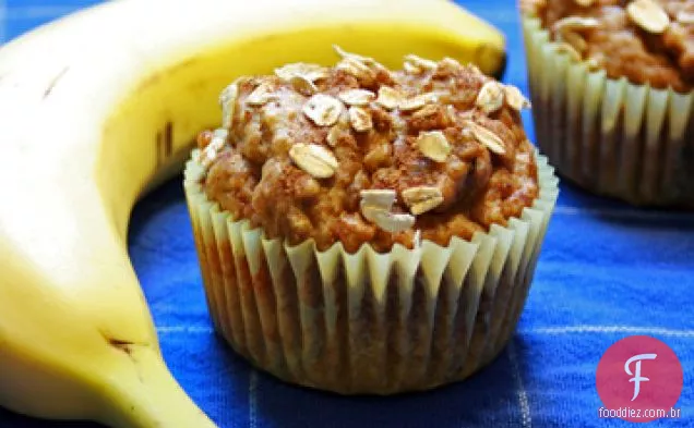 Muffins De Chia De Banana Sem Glúten