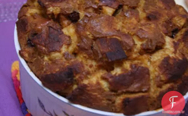 Pudim de pão de Abóbora-chocolate