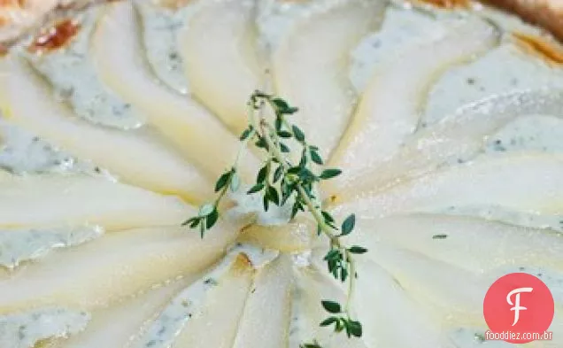 Torta de Pêra e Gorgonzola