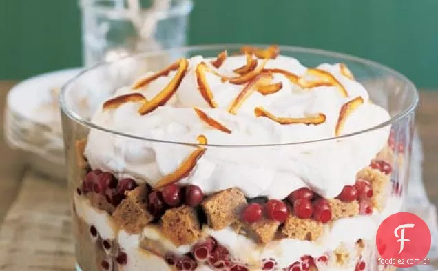 Ninharia de caramelo pegajoso com Cranberries