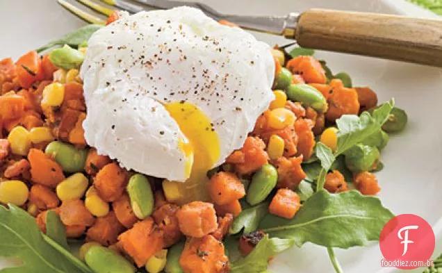 Batata-doce-e-Edamame Hash