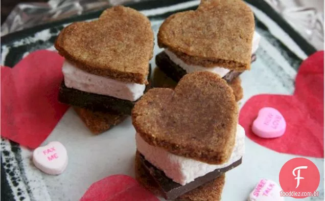 Alergia-friendly Sweetheart s'mores