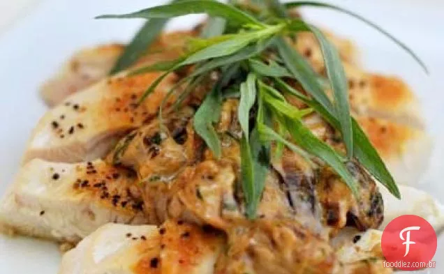 Frango com molho de Cogumelo 