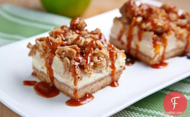 Caramel Apple Cheesecake Bars
