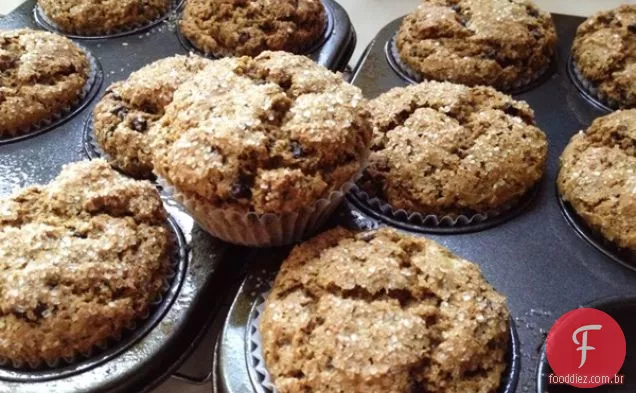 Muffins Sem Glúten Mocha Banana Chip