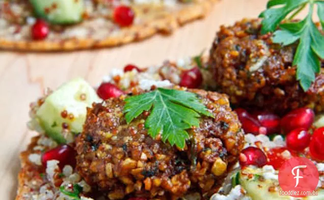 Pão Achatado Quinoa