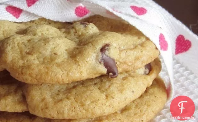 Biscoitos De Chocolate veganos e sem glúten com vários grãos