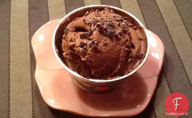Sorvete De Chocolate De Coco