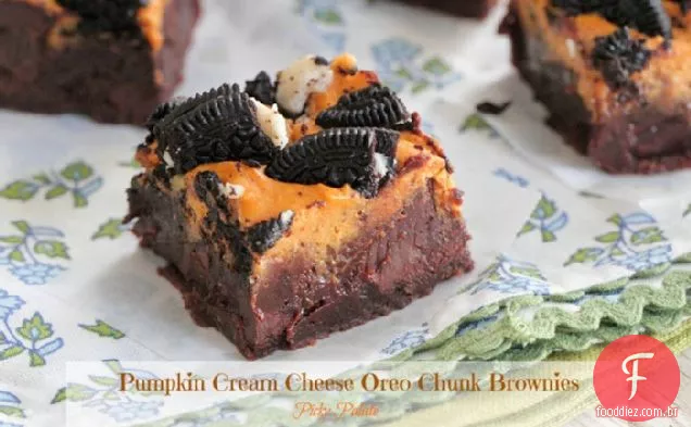 Abóbora Creme Queijo Oreo Pedaço Brownies