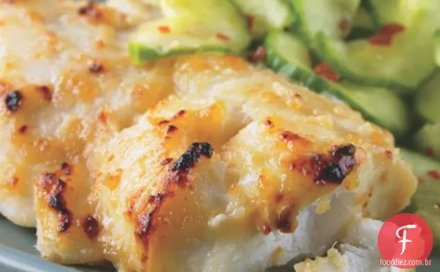 Bacalhau Miso Com Pepinos Picantes