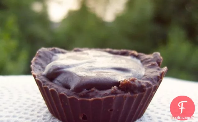 Não Assar Chocolate-Menta Fudge Tortinhas