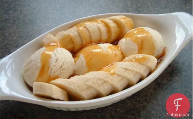 Bananas Com Molho De Caramelo
