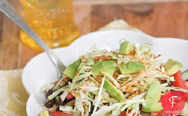 Quinoa e arroz integral feijão preto Fiesta Bowl