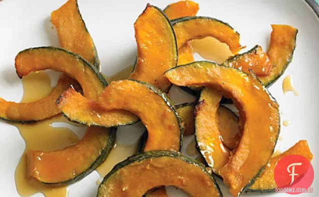 Miso-vitrificada Kabocha Squash