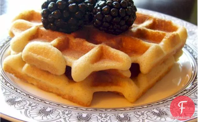 Waffles De Abóbora Com Especiarias