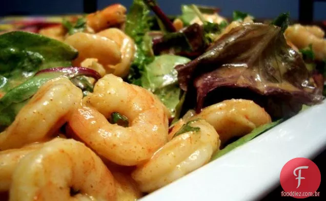 Salada De Camarão Marinada (Sem Glúten, Sem Nozes, Sem Soja)
