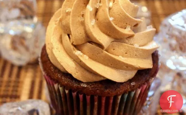 Cupcakes de chá gelado vegano com cobertura de Chá Gelado De Limão