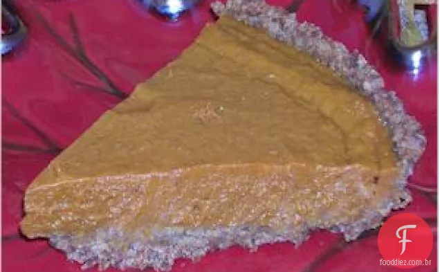 Torta De Abóbora Vegana De Gengibre
