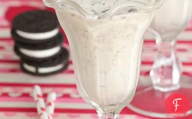 Biscoitos de Marshmallow torrados e Milkshake de Creme