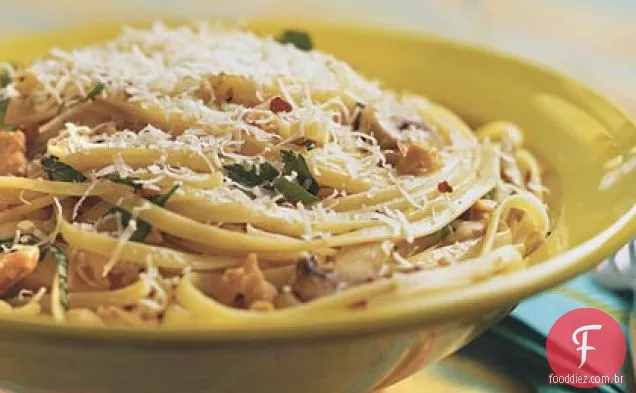 Linguine Com Molho De Molusco