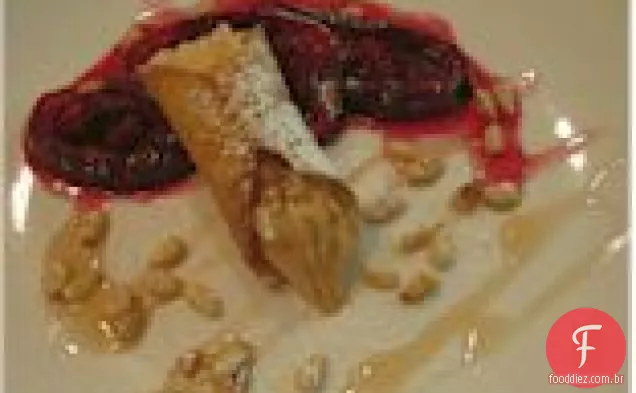 Cannoli com queijo creme sem leite Ancho