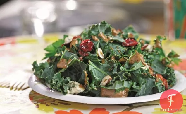 Salada Spa com vinagrete de amêndoa