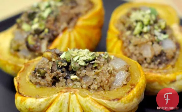 Quinoa Stuffed Sweet Dumpling Squash