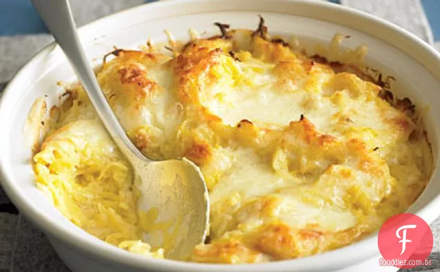 Spaghetti Squash com creme Jalapeño