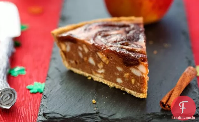 Não Assar Torta De Sorvete De Maçã