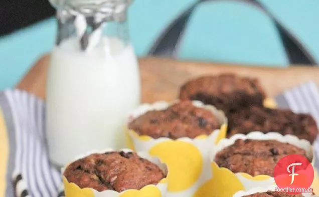 Dulce De Leche Chocolate Banana Muffins