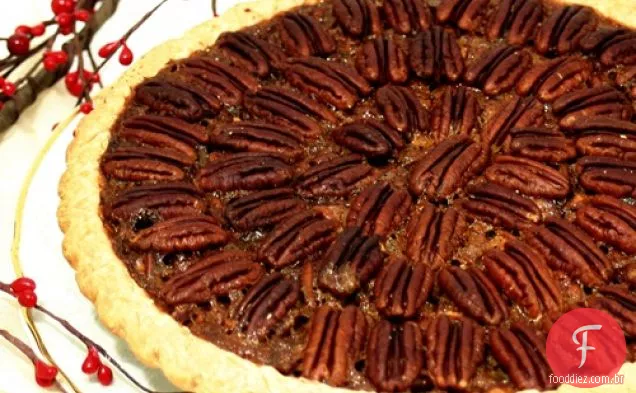 Torta de noz-pecã vegana da tia Bonnie