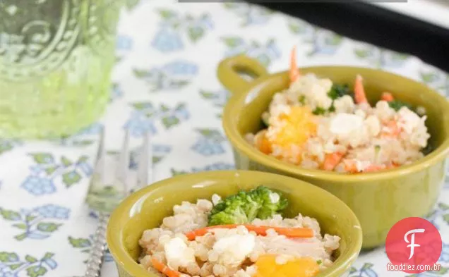 Salada Quinoa Frango Manga