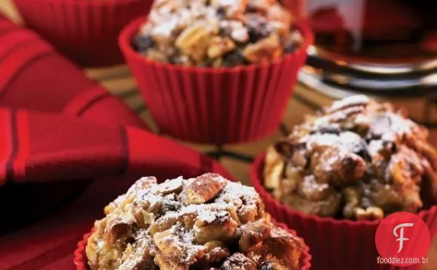 Muffins De Torrada Francesa De Maçã Pecan
