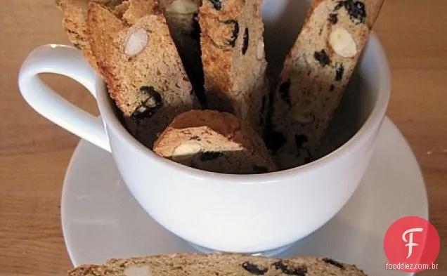 Laranja Chocolate-Chip Vegan Biscotti