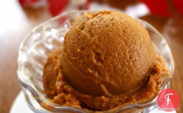 Fácil como sorvete de torta de abóbora vegana